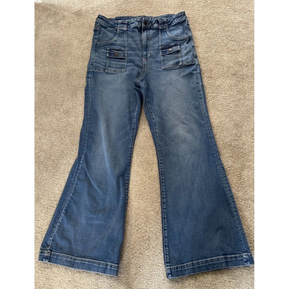 American Eagle Outfitters Super High Rise Flare Jeans Size 16